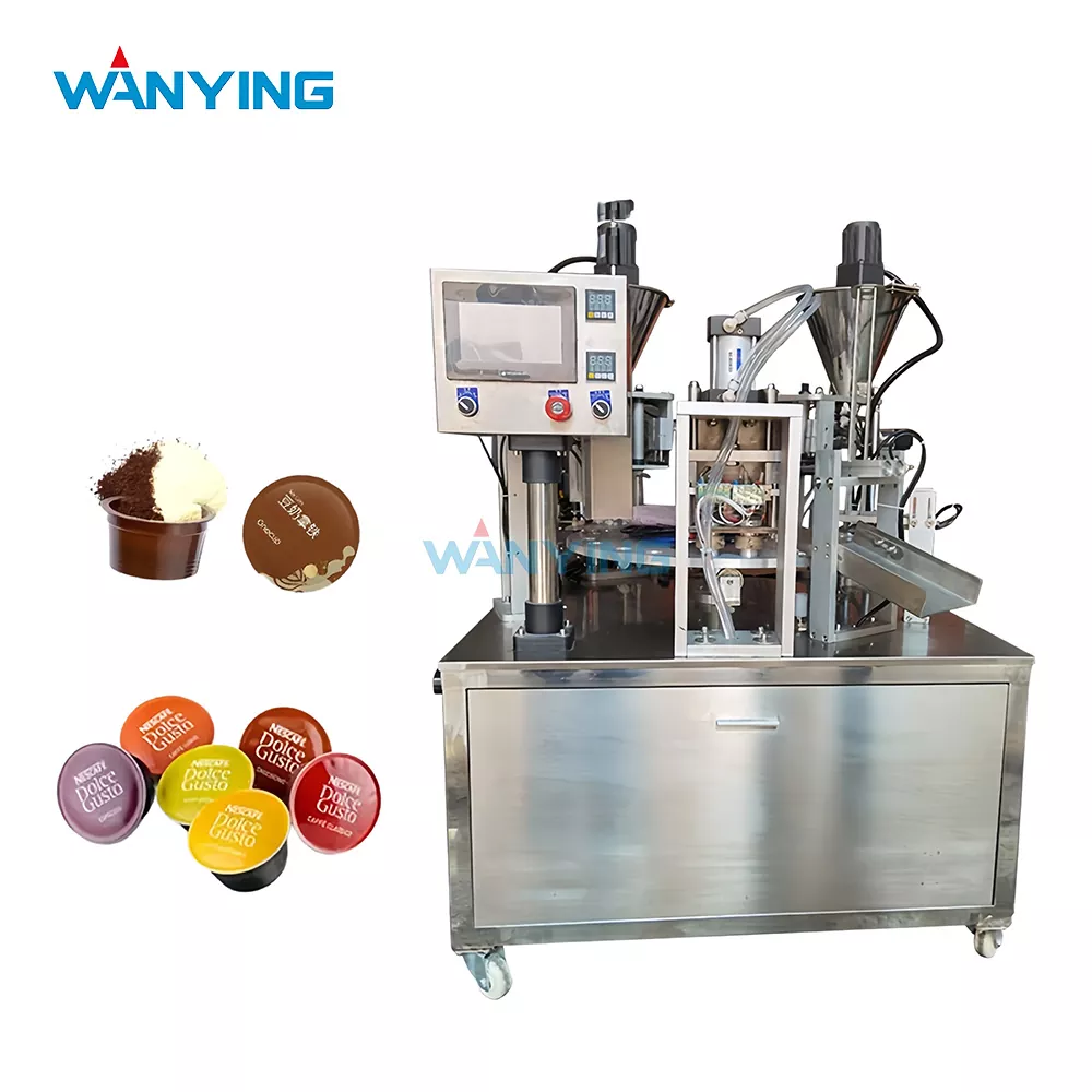 Macchina per il riempimento di capsule di caffè